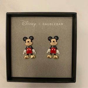 🏷️ Disney X BAUBLEBAR - Mickey Mouse Earrings - Brand New in Box